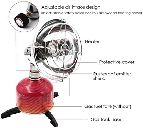Portable Gas Heater with Stand and Storage Bag