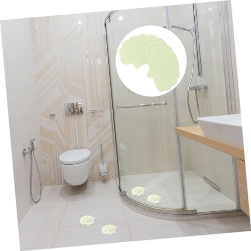 PRETYZOOM 30PCS Bathtub Non-Slip Stickers Shell Shape Decals