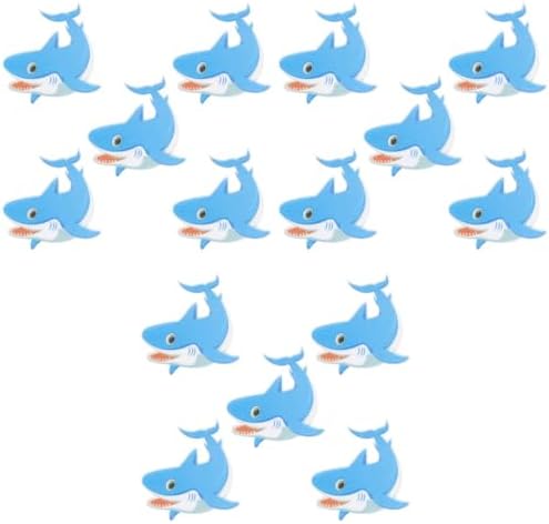Cabilock Non-Slip Bathtub Stickers with Blue Shark Design