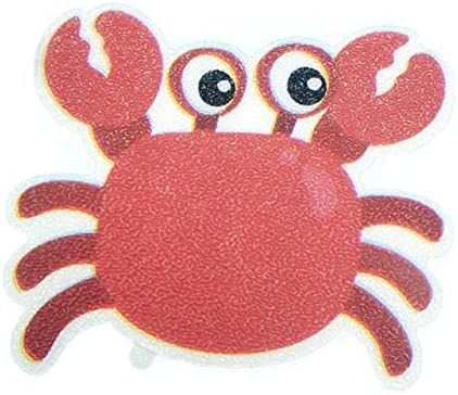 5pcs Non-Slip Bath Stickers Crab Decor Tub Treads
