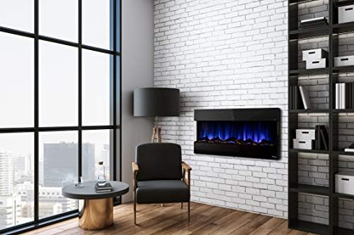 e-Flame USA Hampshire 50-inch Wall Mount LED Fireplace