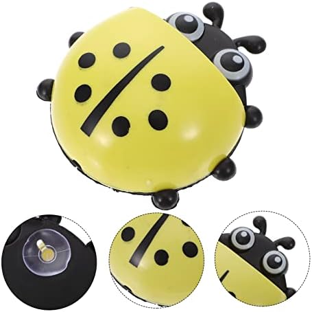 Veemoon Ladybug Wall-Mounted Toothbrush Holder
