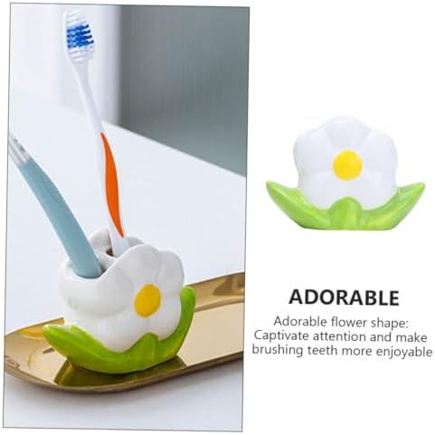 Ciieeo Ceramic Toothbrush Holder for Bathroom and Shower 1