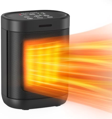Chikit 1500W Electric Space Heater with 2S Fast Heating