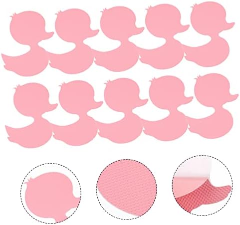 HAKIDZEL 24pcs Self-Adhesive Cute Duck Skid Bath Stickers