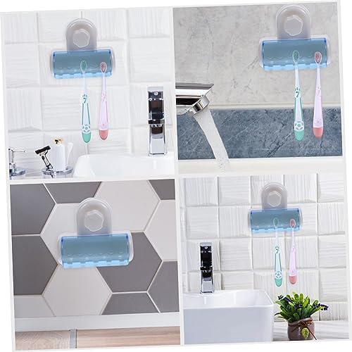 Wakauto 2Pcs Wall Mounted Toothbrush Holder