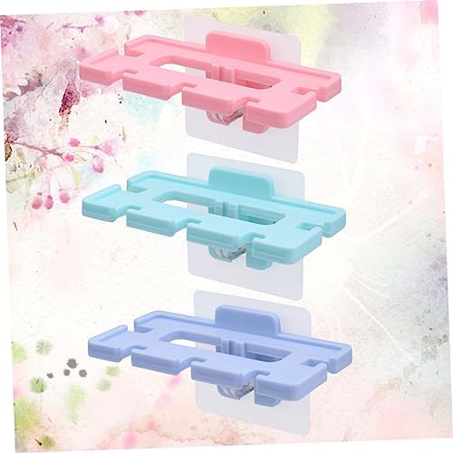 Anneome 3pcs Suction Toothbrush Holder Wall Mount for Bathroom
