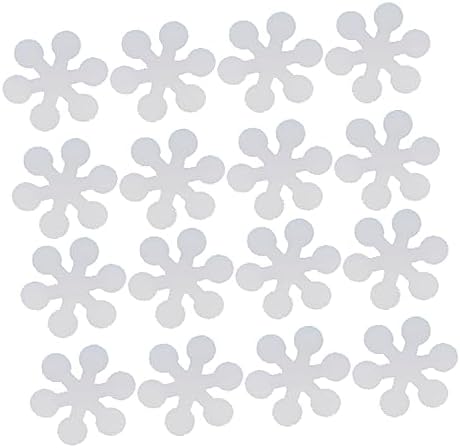 WOONEKY 20 Pack Snowflake Non-Slip Bath Tub Stickers