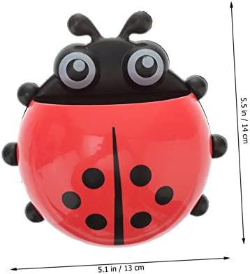 Garneck Ladybug Toothbrush Holder with Suction Cup