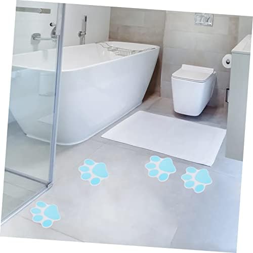 10Pcs Non-Slip Paw Print Bathtub Stickers 1