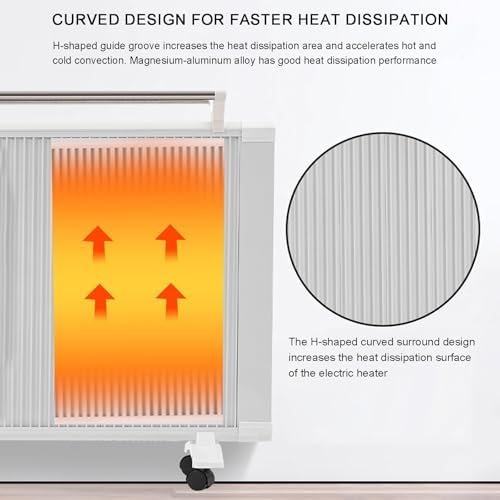 LMXRYPD Convection Space Heater with Carbon Fiber and Graphene Technology