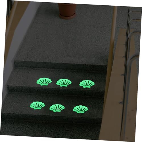 PRETYZOOM 30PCS Bathtub Non-Slip Stickers Shell Shape Decals