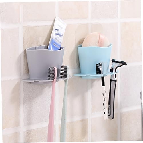 Ciieeo Toothbrush and Toothpaste Holder with Suction Cup