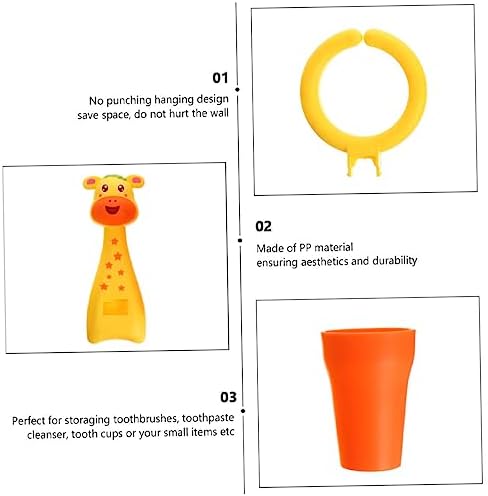 Bathroom Toothbrush Cup Holder with Cartoon Design 1