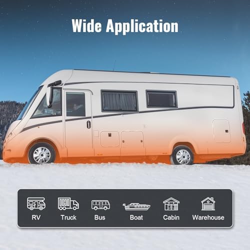 CooFel 12V 2KW Diesel Air Heater with LCD Remote Control