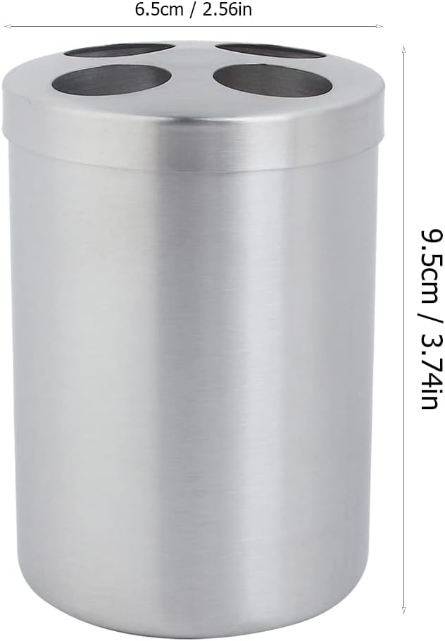 Garosa 4 Slot Stainless Steel Toothbrush Holder Stand