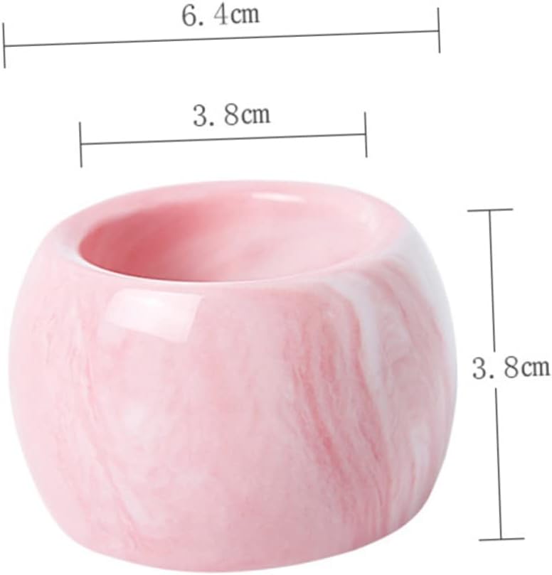 Ciieeo 3pcs Marble Toothbrush Holder Wall-Mounted 1