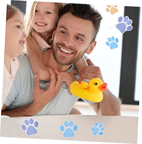 Ciieeo 10pcs Cartoon Dog Paw Anti-Slip Bathroom Stickers