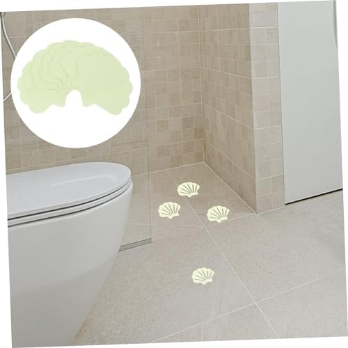 GLEAVI 30Pcs Shell Shaped Non Slip Shower Stickers