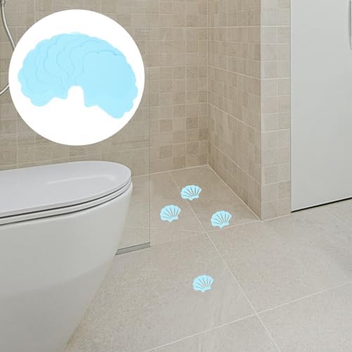Luxshiny 30pc Shell Shape Non-Slip Bathtub Stickers