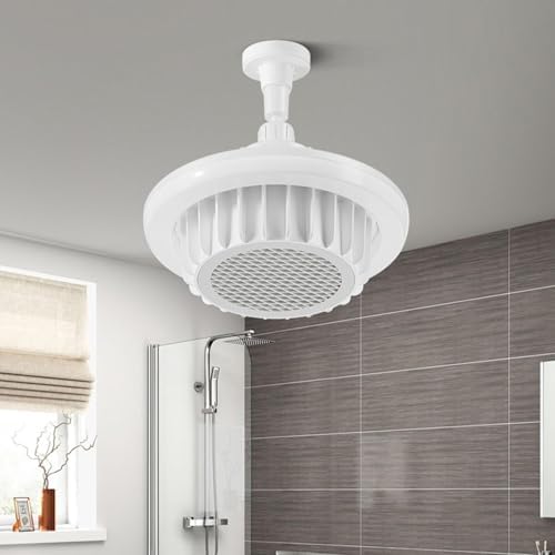Ceiling Heater Fan Light with Remote Control 600W White 220V Bathroom Heater