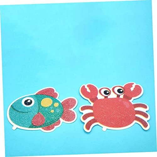 Non-Slip Cartoon Crab Stickers for Bathtub