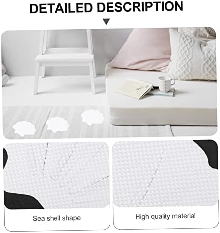 Luxshiny 12PCS Sea Shell Anti Slip Stickers for Shower Safety