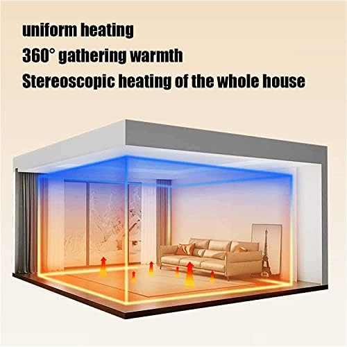 WTTTTW Fast Heating Electric Floor Mat with Timer Temperature Control