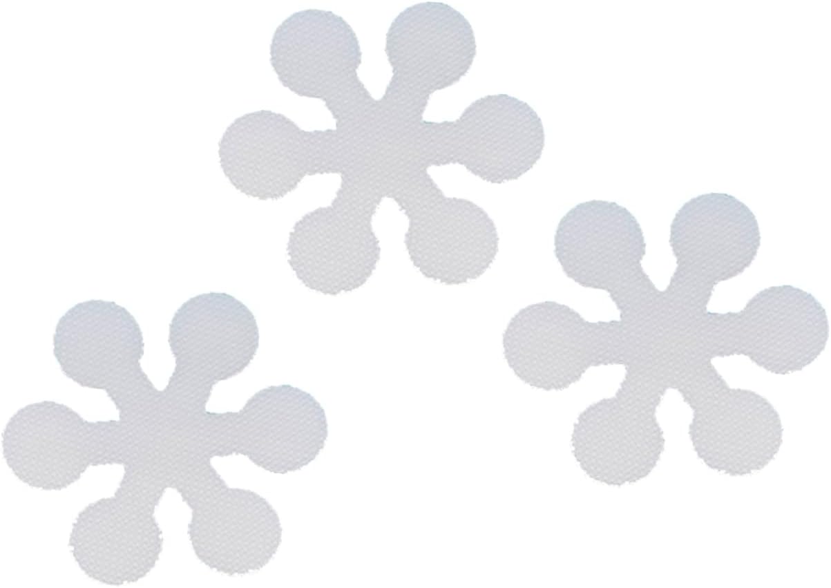 WOONEKY 20 Pack Snowflake Non-Slip Bath Tub Stickers