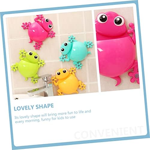 LABRIMP Cartoon Animals Toothbrush Holders Set of 2 Suction Cup Design