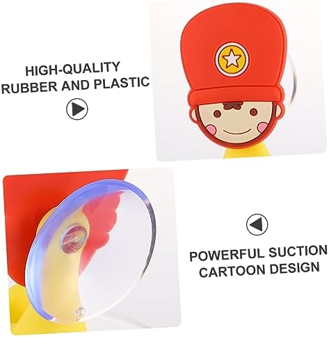 Zerodeko 3 Pcs Cartoon Wall Suction Holder