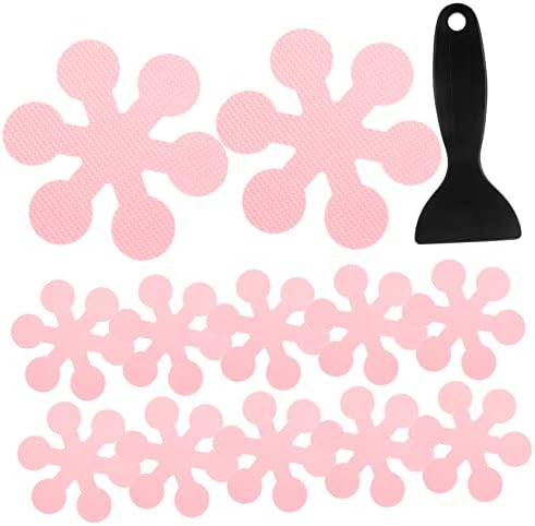 PRETYZOOM Snowflake Non-Slip Bathroom Stickers
