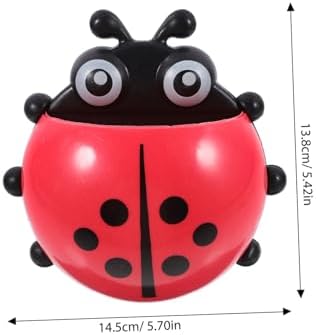 Happyyami 2pcs Wall Mounted Toothbrush Holder