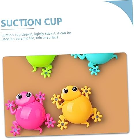Ciieeo Suction Cup Toothbrush Holder for Kids Gecko Design
