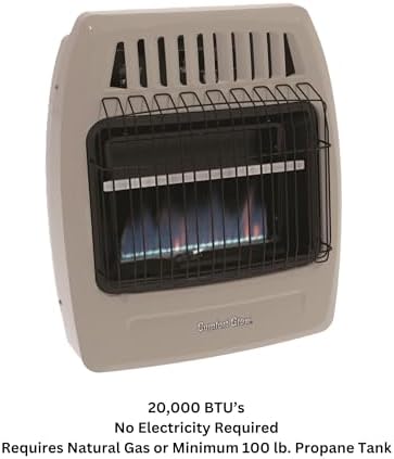 Comfort Glow Blue Flame Vent-Free 20000 BTU Wall Heater