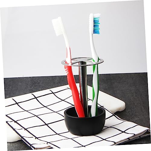 ABOOFAN 304 Stainless Steel Toothbrush Holder Black