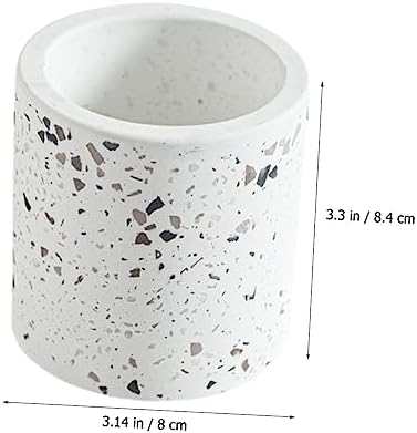 Bathroom Toothbrush Holder with Suction Cup and Storage Capacity