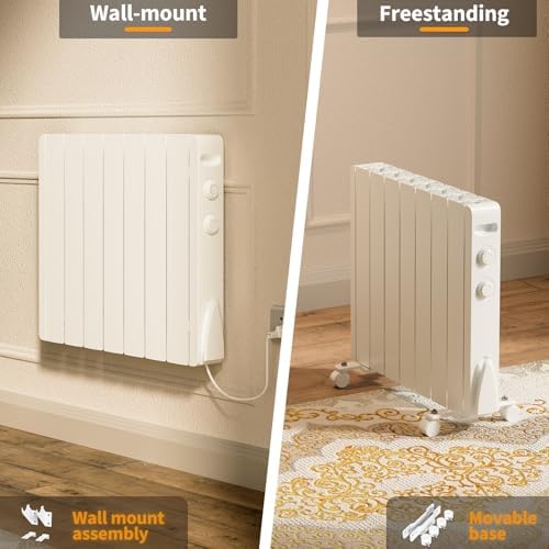 1500W Electric Wall Panel Heater With Adjustable Thermostat