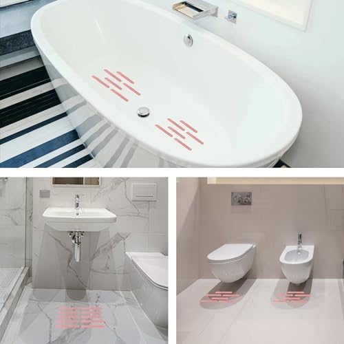 36pcs Pink Non-Slip Bathtub Sticker for Safety