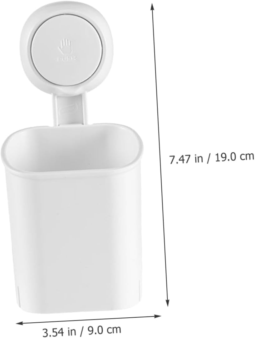 VOSAREA Wall Toothbrush Holder with Suction Cup