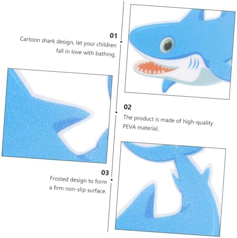 PRETYZOOM Marine Animal Bathtub Stickers 6 Pack Non-Slip Decor