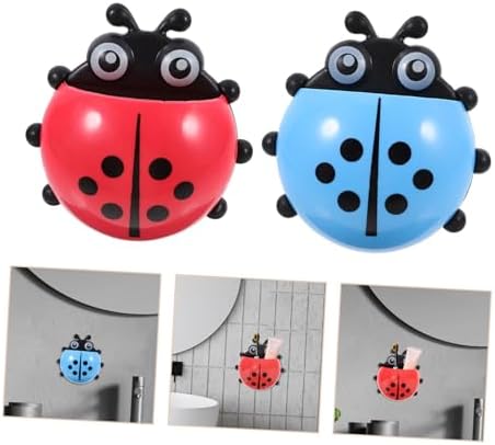 GLEAVI Wall-Mounted Toothbrush Holder 2pcs