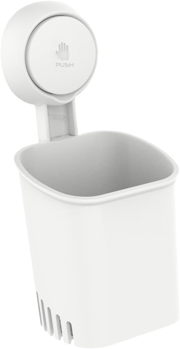 Holibanna Suction Cup Wall Mount Toothbrush Holder