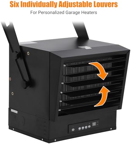10000W Garage Heater with Remote Control and 12H Timer