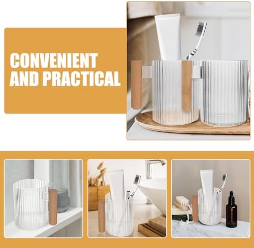 Cabilock Toothbrush Holder Cup with Lid