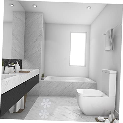 Sosoport 20Pcs Snowflake Non-Slip Tub Strips with Adhesive Safety Stickers