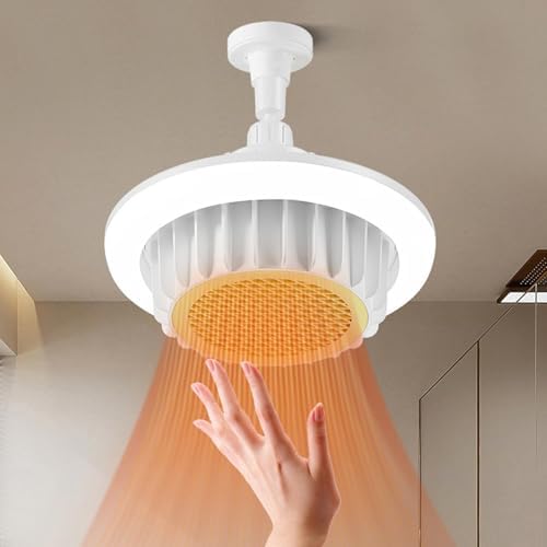 600W Bathroom Ceiling Heater with Fan Light and Remote Control