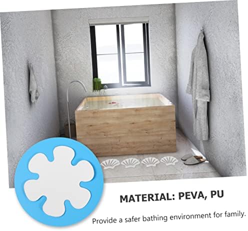 Healifty 2Sets Non Slip Bathtub Stickers with Flower Design
