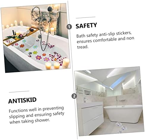 PRETYZOOM Non-Slip Tub Stickers for Bath and Kitchen