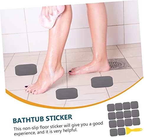 Mobestech 20pcs Non-Slip Bathroom Stickers Peva Decals for Safety